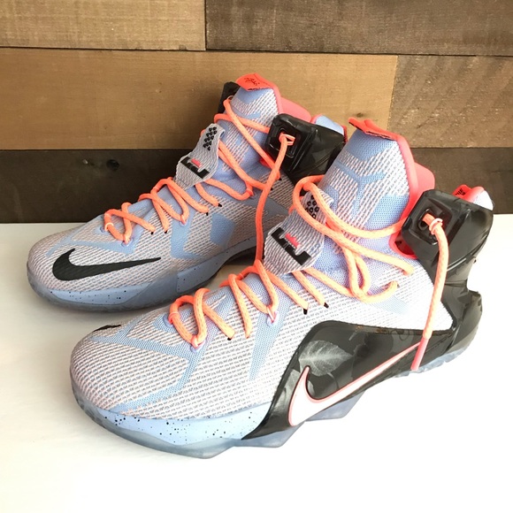 lebron 12 orange and blue